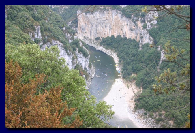 Le canoe dell'Ardeche